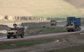 Primer convoy de repliegue a Herat