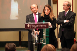 El Premio ‘Ciudadanos’ en su XI Edición, ha sido recogido por la subsecretaria de Defensa, Irene Domínguez Alcahud, en un acto celebrado en el Hotel Intercontinental de Madrid