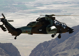 Los helicópteros de ataque ‘Tigre’ realizaron ayer su primera misión en Afganistán, en apoyo al tercer convoy de repliegue del contingente español a la Base de Herat, a lo largo de la ruta ‘Lapis’.