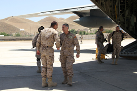 El JEMAD a su llegada a Qala-e-Naw (Badghis), Afganistán