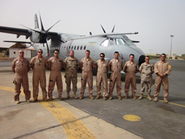 Un avión C-295 del Ala 35 releva al ‘Hércules’ en el destacamento ‘Marfil’