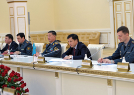 Delegación de Kazajstán.