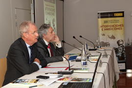El ministro de Defensa, Pedro Morenés, participa en el XXV Seminario Internacional de Seguridad y Defensa que la Asociación de Periodistas Europeos organiza en el Parador de Toledo