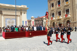 Los Príncipes de Asturias presiden la entrega de despachos en la AGM