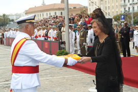 La Reina preside la entrega de la bandera de combate al BPE ‘Juan Carlos I’