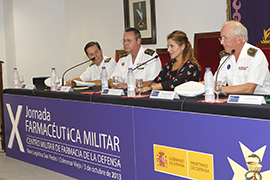 La subsecretaria clausura la X Jornada Farmacéutica Militar