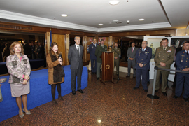 La subsecretaria de Defensa, Irene Dominguez-Alcahud, ha presidido hoy la entrega del VI Certamen de Pintura del Instituto Social de las Fuerzas Armadas (ISFAS)