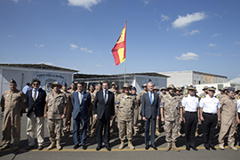 Rajoy visita a las unidades militares españolas en Yibuti