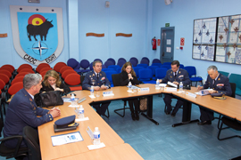 La subsecretaria visita el Centro de Operaciones Aéreas Combinadas