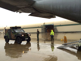 Llega a Bangui el primer avión español en apoyo a la operación Sangaris