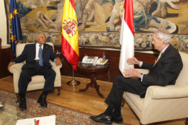 El ministro de Defensa, Pedro Morenés, se reúne con su colega indonesio