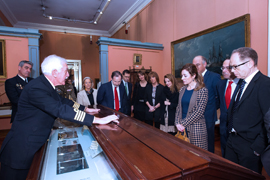 Los subsecretarios de Estado visitan el Cuartel General de la Armada