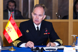 El Director general de Política de Defensa(DIGENPOL),Almirante Juan Francisco Martínez Núnez ha abierto la 18º reunión del Comite Directivo de la Iniciativa 5+5 Defensa