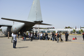 Aeropuerto de Mitiga,en Trípoli (Libia)