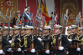 Los Reyes presiden la celebración del Día de la Fiesta Nacional