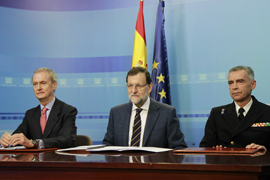 El presidente Rajoy felicita  a las tropas desplegadas en el exterior