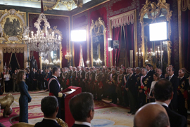 Celebración en el Palacio Real de la Pascua Militar