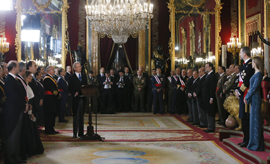 El Rey  Felipe VI preside el acto central de la Pascua Militar