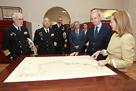 Morenés visita el Instituto Hidrográfico de la Marina
