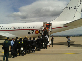 Militares españoles parten hacia Nepal