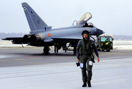 España pone fin a la misión de Policía Aérea en el Báltico y pasa el relevo a cuatro aviones 'Eurofighter' ingleses.