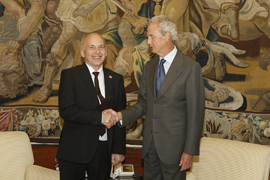 Es la primera visita oficial de un ministro de Defensa suizo a España