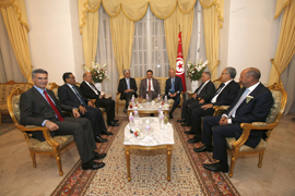 Los ministros de Defensa de la Iniciativa 5+5 en Túnez