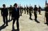 Los ministros de Defensa de España y Portugal pasan revista a las fuerzas que les rinden honores
