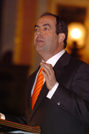 José Bono, ministro de Defensa, responde a una interpelación en el Congreso de los Diputados