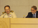 El jefe del Estado Mayor de la Defensa, general de Ejército Félix Sanz Roldán, ha clausurado hoy  el Curso de Comunicación Social para oficiales de las Fuerzas Armadas y de la Guardia Civil