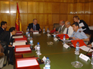 Reunión entre el ministerio de Defensa, el de Medio Ambiente y el Gobierno de Canarias,
