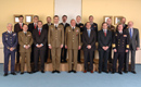 SM el Rey y SAR el Príncipe de Asturias junto al Consejo de Dirección del Ministerio de Defensa
