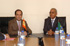 José Bono y Baba Ould Sidi durante la reunion celebrada hoy en la sede del Ministerio de Defensa de Mauritania