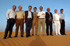Los ministros de Defensa de España y Mauritania con la delegación española en una visita al desierto