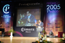 El ministro de Defensa, Jose Bono durante su intervención en la entrega de premios protectorado en Albacete