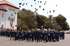 S.M. el Rey ordena romper filas a los nuevos oficiales en la Academia General del Aire en San Javier