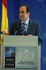 Rueda de prensa ofrecida por el ministro de Defensa, José Bono tras la reunión en Berlín