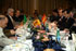 Las delegaciones de Libia y España en la sesion de trabajo celebrada en Tripali, encabezadas por el Gral. Mahmoud All Zway y José Bono