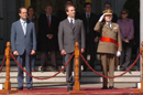 Los ministros de Defensa, José Antonio Alonso y José Bono, con el JEMAD Gral Felix Sanz