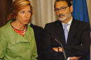 Soledad López Fernández, Subsecretaria de Defensa dirigió unas palabras al Director General del INVIFAS, Jaime Jesús Denís Zambrano