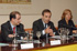 El ministro de Defensa, José Antonio Alonso, durante su intervención en la presentación del libro
