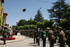 El Principe de Asturia ordena alos alumnos el tradicional rompan filas en la Academia General Militar de Zaragoza