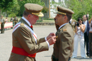 El Rey entrega el despacho al número 1 del Cuerpo General de las Armas de la XXXI promoción, sargento Raúl Álvaro Villanueva