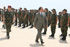 El ministro de Defensa, José Antonio Alonso, pasa revista a las tropas en el aeropuerto de Almeria