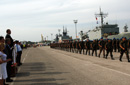 Acto de despedida al contingente de la fuerza expedicionaria para Líbano en la Base Naval de Rota