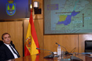 José Antonio Alonso, ministro de Defensa, durante la rueda de prensa