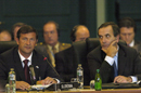 El ministro de Defensa, José Antonio Alonso, participa en la reunión informal de los ministros de la OTAN, en Portozoz, Eslovenia,