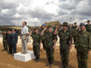 El ministro de Defensa visita a las tropas españolas destacadas en Líbano