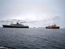 El buque de la Armada 'Las Palmas' que se encuentra realizando la campaña antártica rescató al buque de bandera de Malta, 'Lyubov Orlova'