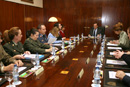El ministro de Defensa, José Antonio Alonso, preside la reunión del Observatorio de la Mujer en las Fuerzas Armadas